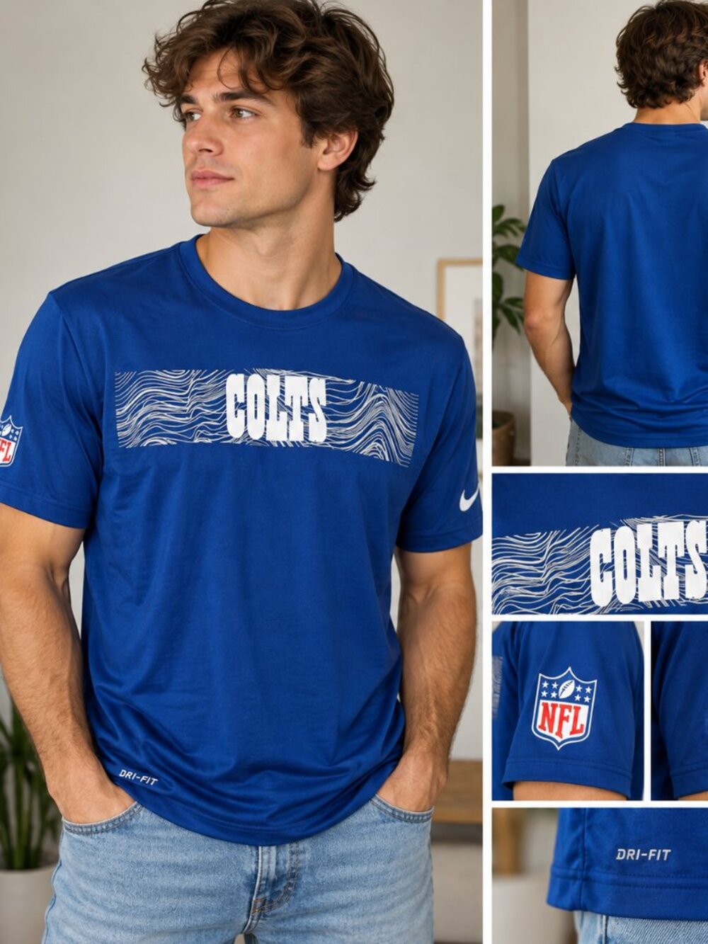 Nike Indianapolis Colts NFL Dri-FIT T-Shirt – Men's XL